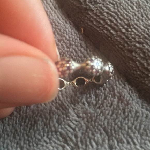 8-Pod Pavé, fancy purple Pandora Ring - Picture 5 of 6